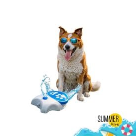 Summer Vibes Pedal de agua interactivo para perros